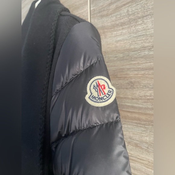 Moncler Womens Padded Wool Felt Cape, small - Picture 3 of 5